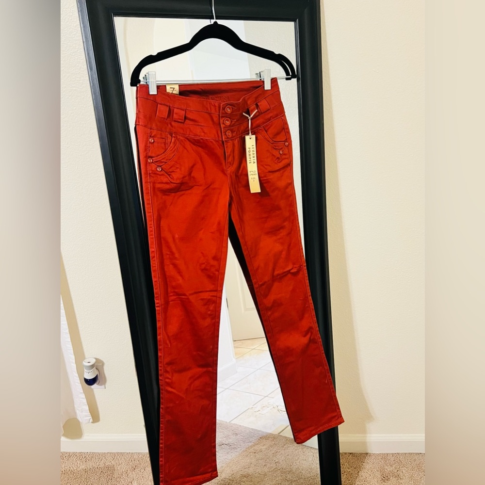 Burnt Orange pants size 7